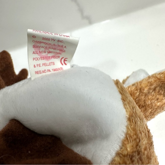 Ty 2000 Wisest the Owl Beanie Baby Stuffed Animal Toy, with Tag, EUC - Picture 7 of 7